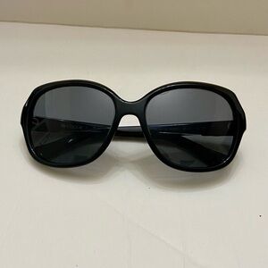 Vintage, Vogue, Black Bi-Focal Sunglasses with Braided Temples